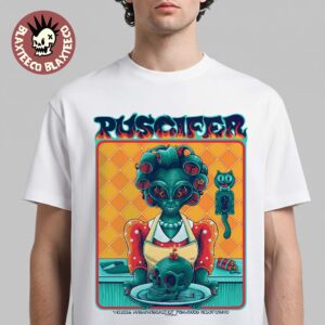 Puscifer Mashantucket Connecticut 2026 Gig Poster At Foxwoods Resort Casino On April 10 2026 T-Shirt