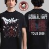 Mortal Sin 48th Anniversary Tour 2026 Australia Merch Voyage Of The Disturbed T-Shirt