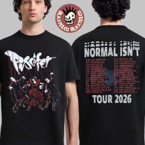 Puscifer Normal Isn’t Tour 2026 North America Merch The Puppet With Dates Back T-Shirt