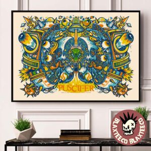 Puscifer Normal Isn’t Tour At Indianapolis Murat Theatre On April 23 2026 Hoem Decor Poster Canvas