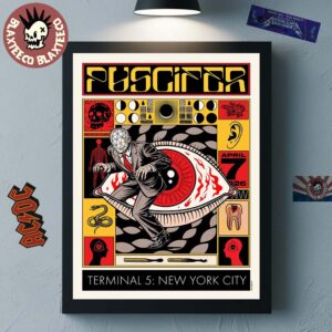 Puscifer Terminal 5 New York City 2026 Event Poster On April 7 2026 Home Decor Poster Canvas