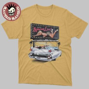 Sabrina Carpenter Coachella 2026 Merch Live In Indio California Sabrina Billboard With Lowrider Car Art T-Shirt