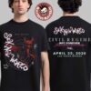 Sick New World 2026 Las Vegas Festival X Civil Regime Merch On April 25 2026 The Winged Red Devil Circle T-Shirt