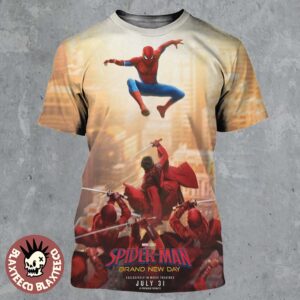 Spider-Man Brand New Day Movie Official Poster Peter Vs The Hand All Over Print Shirt