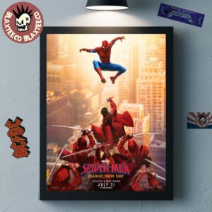 Spider-Man Brand New Day Movie Official Poster Peter Vs The Hand Home Decor Poster Canvas