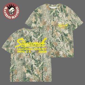 Stagecoach 2026 Festival Merch California Country Indio CA Camo T-Shirt
