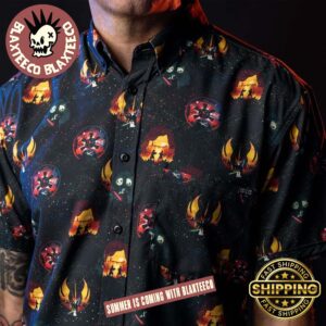 Star Wars RSVLTS Journey to the Dark Side Button Short Sleeve Hawaiian Shirt