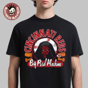Star Wars X MLB 2026 Star Wars Day Cincinnati Reds Dark Side Darth Maul Big Red Machine T-Shirt