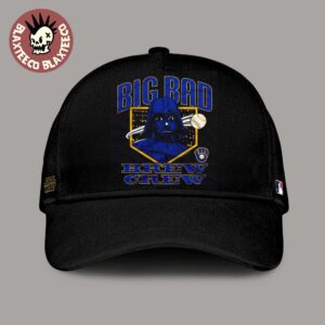 Star Wars X MLB 2026 Star Wars Day Milwaukee Brewers Dark Side Darth Vader Big Bad Brew Crew Cap Hat Snapback