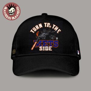 Star Wars X MLB 2026 Star Wars Day New York Mets Dark Side Darth Vader Turn To The Mets Side Cap Hat Snapback