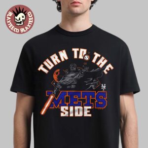 Star Wars X MLB 2026 Star Wars Day New York Mets Dark Side Darth Vader Turn To The Mets Side T-Shirt
