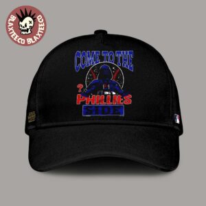 Star Wars X MLB 2026 Star Wars Day Philadelphia Phillies Dark Side Darth Vader Come To The Phillies Side Cap Hat Snapback