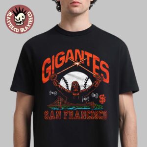 Star Wars X MLB 2026 Star Wars Day San Francisco Giants Dark Side Darth Vader Gigantes T-Shirt