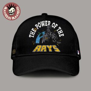 Star Wars X MLB 2026 Star Wars Day Tampa Bay Rays Dark Side Darth Vader The Power Of The Rays Cap Hat Snapback