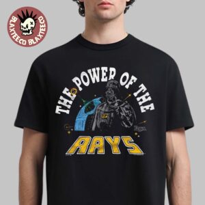 Star Wars X MLB 2026 Star Wars Day Tampa Bay Rays Dark Side Darth Vader The Power Of The Rays T-Shirt