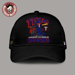 Star Wars X MLB 2026 Star Wars Day Texas Rangers Dark Side Boba Fett Power Up The Shields Cap Hat Snapback