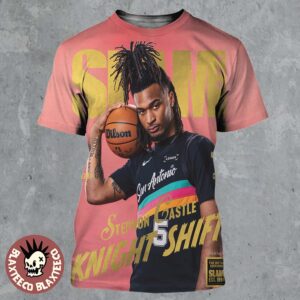 Stephon Castle On The Cover Of SLAM 261 Knight Shift Gold Metal Editions All Over Print Shirt