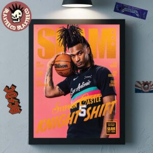 Stephon Castle On The Cover Of SLAM 261 Knight Shift Orange Gold Metal Editions Poster Canvas