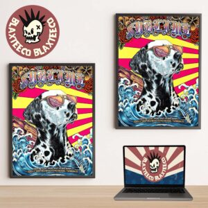 Sublime Morrison Colorado 2026 Night 1 Venue Poster Live At Red Rocks Amphitheatre On April 17 2026 Lou Dog Art Poster Canvas