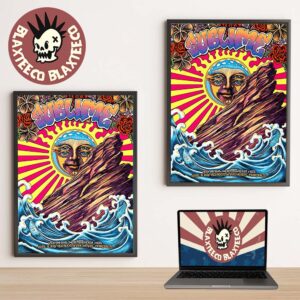 Sublime Morrison Colorado 2026 Night 2 Venue Poster Live At Red Rocks Amphitheatre On April 18 2026 The Sun Art Poster Canvas