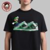 Super Mario X Nike Dunk Low Mario Themed Red Black And White Sneaker T-Shirt