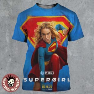 Supergirl DC Studios Official IMAX Poster In Theaters On June 26 2026 All Over Print Shirt