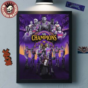 Sydney Kings 2026 NBL Champions Home Decor Poster Canvas