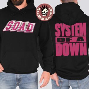 System Of A Down X Sick New World 2026 Las Vegas Merch On April 25 2026 Playing Cards Logo Hoodie