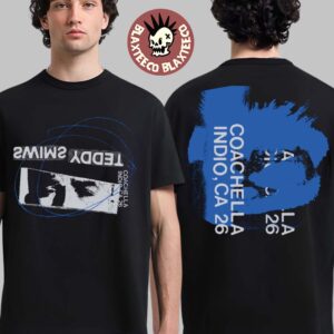 Teddy Swims Coachella 2026 Festival Indio California Merch Two Sided T-Shirt