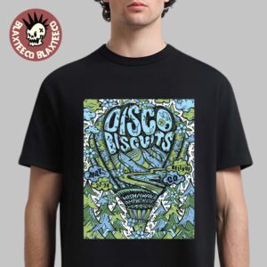 The Disco Biscuits Bellvue Colorado 2026 Venue Poster At Mishawaka Amphitheatre From May 22 To 24 2026 T-Shirt
