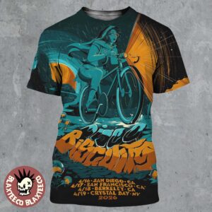 The Disco Biscuits Bicycle Day West Coast 2026 Tour California And Nevada Dates From April 16 To 19 2026 All Over Print Shirt