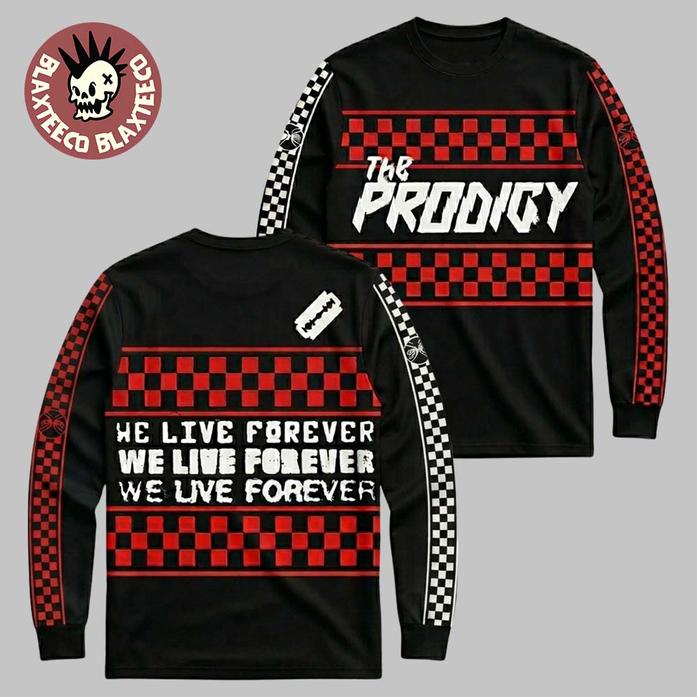 The Prodigy Warriors Dance UK And Ireland Arena Tour 2026 Merch Long Sleeve Tee The Prodigy Warriors Dance UK And Ireland Arena Tour 2026 Merch Long Sleeve Tee