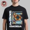 The Strokes Coachella 2026 Indio California Merch Rainbow Gradient Logo T-Shirt
