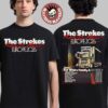 The Strokes Reality Awaits North America 2026 Tour Schedule Dates Two Sided T-Shirt The Strokes Reality Awaits North America 2026 Tour Schedule Dates Two Sided T-Shirt