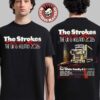The Strokes Reality Awaits North America 2026 Tour Schedule Dates Two Sided T-Shirt The Strokes Reality Awaits North America 2026 Tour Schedule Dates Two Sided T-Shirt