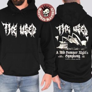 The Used A Mid Summer Night’s Symphony 2026 Sydney Opera House Australia March 29 Merch Hoodie