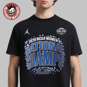 UCLA Bruins Women’s Basketball 2026 NCAA National Champions Jordan Brand Confetti T-Shirt