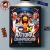 2026 NCAA Division 1 Men’s Basketball National Championship UConn Huskies Vs Michigan Wolverines Matchup Two Teams One Goal Poster Canvas 2026 NCAA Division 1 Men’s Basketball National Championship UConn Huskies Vs Michigan Wolverines Matchup Two Teams One Goal Poster Canvas