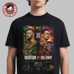 UFC 329 Conor McGregor Vs Max Holloway Notorious Vs Blessed Front Runner Main Event On July 11 2026 T-Shirt