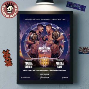 UFC Freedom 250 White House Official Poster On June 14 2026 Home Decor Poster Canvas