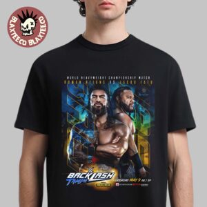 WWE Backlash Tampa 2026 Roman Reigns Vs Jacob Fatu World Heavyweight Championship Match Card T-Shirt
