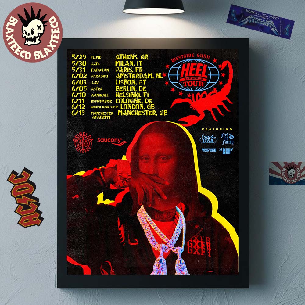 Westside Gunn Heel The World Tour 2026 Europe And UK Schedule Dates Home Decor Poster Canvas Westside Gunn Heel The World Tour 2026 Europe And UK Schedule Dates Home Decor Poster Canvas