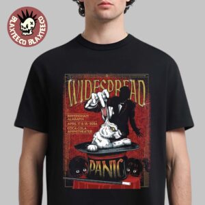 Widespread Panic Birmingham Alabama 2026 Event Poster At Coca Cola Amphitheater On April 17 And 18 2026 Rabbit Outta The Hat T-Shirt