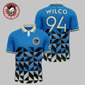 Wilco X World Cup 2026 Football Kit Blue 94 Jersey Polo Shirt