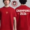 Arsenal 2026 Premier League Champions Trophy Celebrate For The Last 22 Years T-Shirt