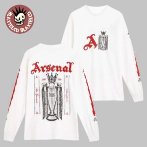 Arsenal 2026 Premier League Champions Trophy Long Sleeve Tee
