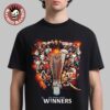 Aston Villa UEFA Europa League Istanbul Final 2026 Trophy Winners Black T-Shirt