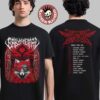 Babymetal World Tour 2026 UK And EU Merch Thunder Strike Two Sided T-Shirt Babymetal World Tour 2026 UK And EU Merch Thunder Strike Two Sided T-Shirt