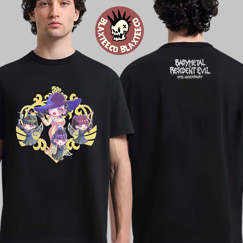 Babymetal x Resident Evil 30th Anniversary Merch The Dolls T-Shirt Babymetal x Resident Evil 30th Anniversary Merch The Dolls T-Shirt