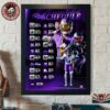 Atlanta Falcons NFL 2026 Schedule All Kickoffs Home Decor Poster Canvas